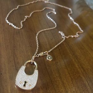 Michael Kors Rose Gold Necklace